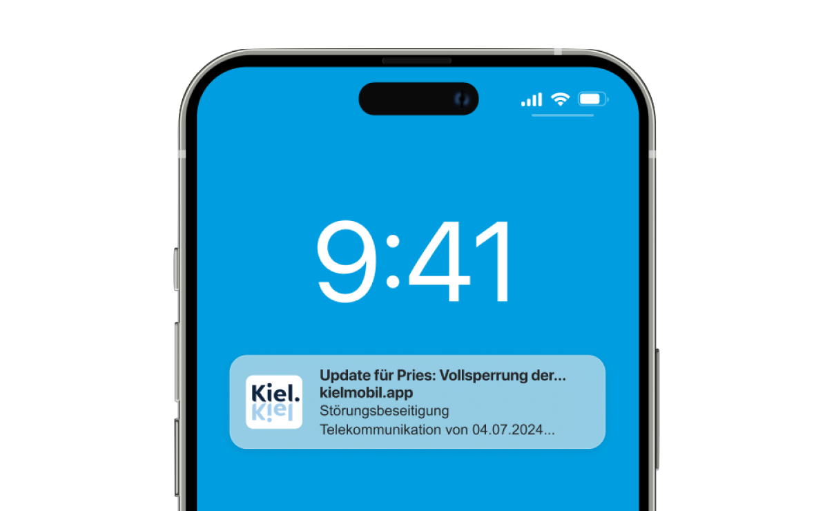 Push Benachtitigung Beispielbild